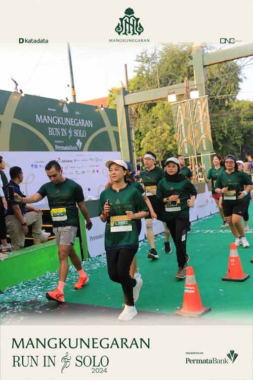 Race photo from Mangkunegaran Run 2024