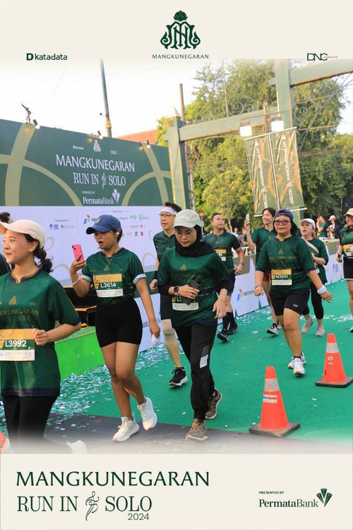 Race photo from Mangkunegaran Run 2024