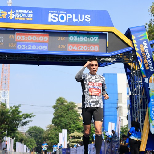 Race photo from SURABAYA ISOPLUS MARATHON 2026