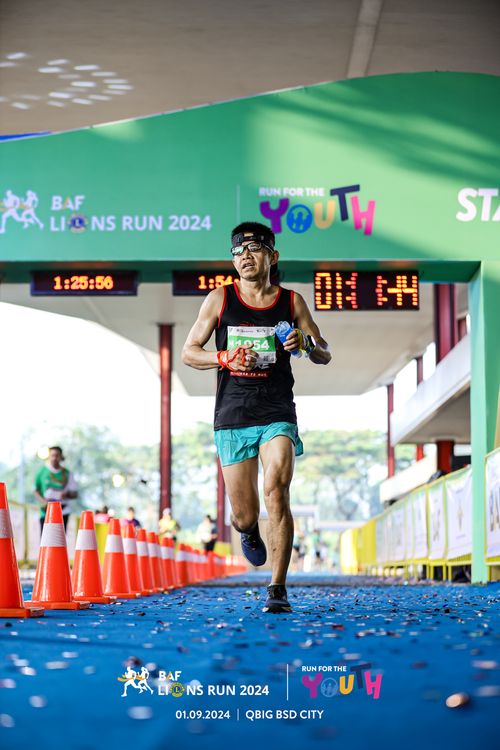 Race photo from BAF LIONS RUN 2024