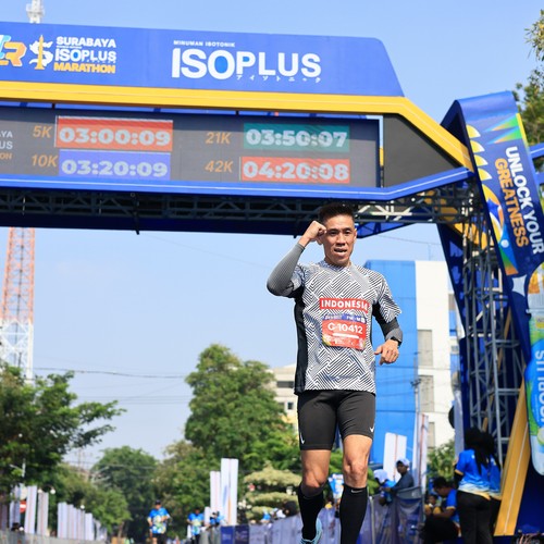 Race photo from SURABAYA ISOPLUS MARATHON 2026