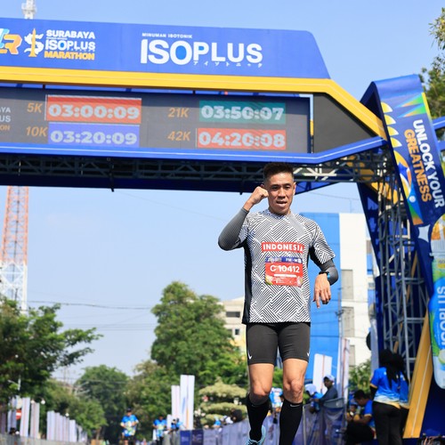 Race photo from SURABAYA ISOPLUS MARATHON 2026