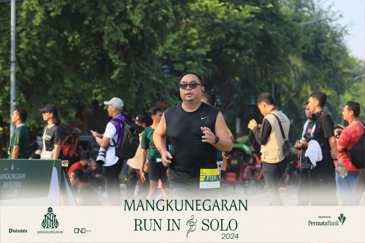 Race photo from Mangkunegaran Run 2024