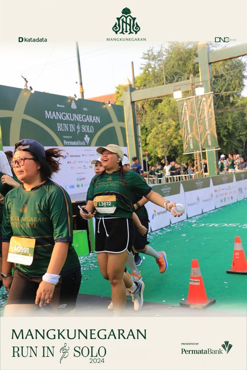 Race photo from Mangkunegaran Run 2024