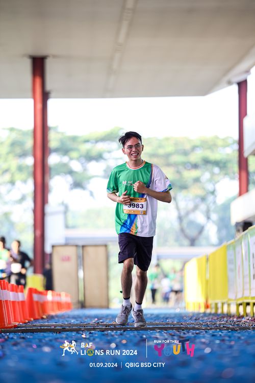Race photo from BAF LIONS RUN 2024