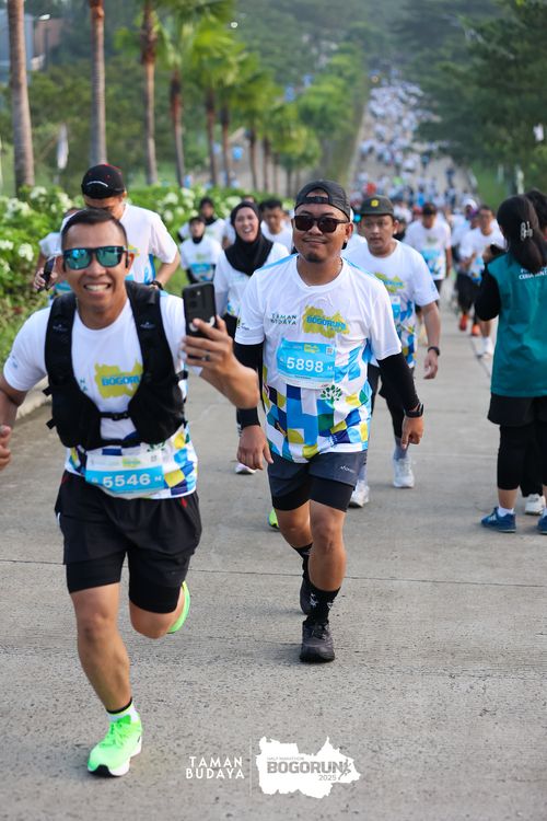 Race photo from Taman Budaya x BOGORUN 2025