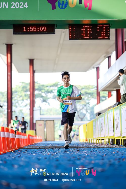 Race photo from BAF LIONS RUN 2024