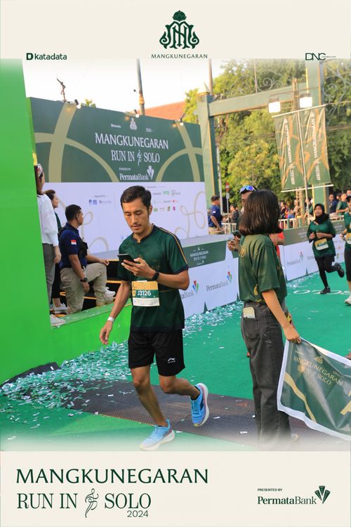 Race photo from Mangkunegaran Run 2024