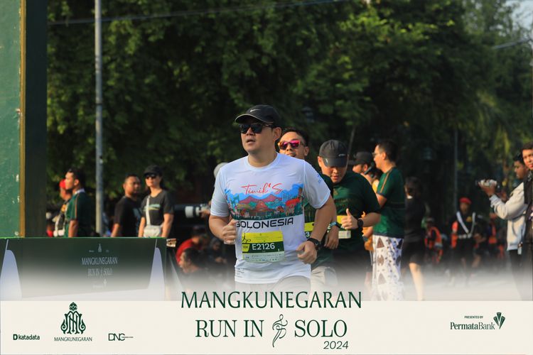 Race photo from Mangkunegaran Run 2024