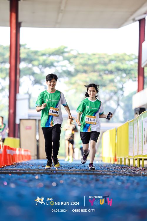 Race photo from BAF LIONS RUN 2024