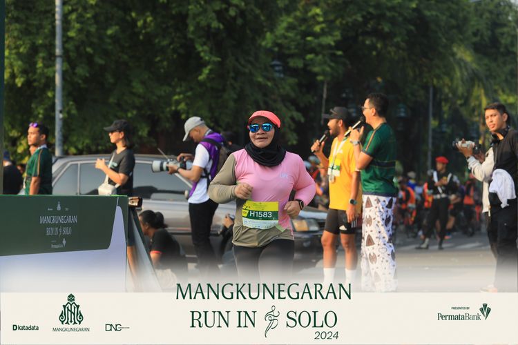 Race photo from Mangkunegaran Run 2024