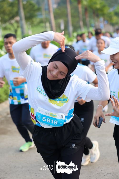 Race photo from Taman Budaya x BOGORUN 2025