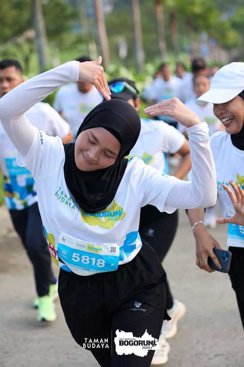 Race photo from Taman Budaya x BOGORUN 2025