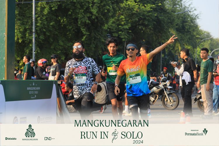 Race photo from Mangkunegaran Run 2024