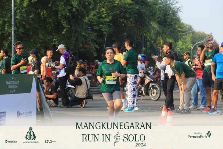 Race photo from Mangkunegaran Run 2024