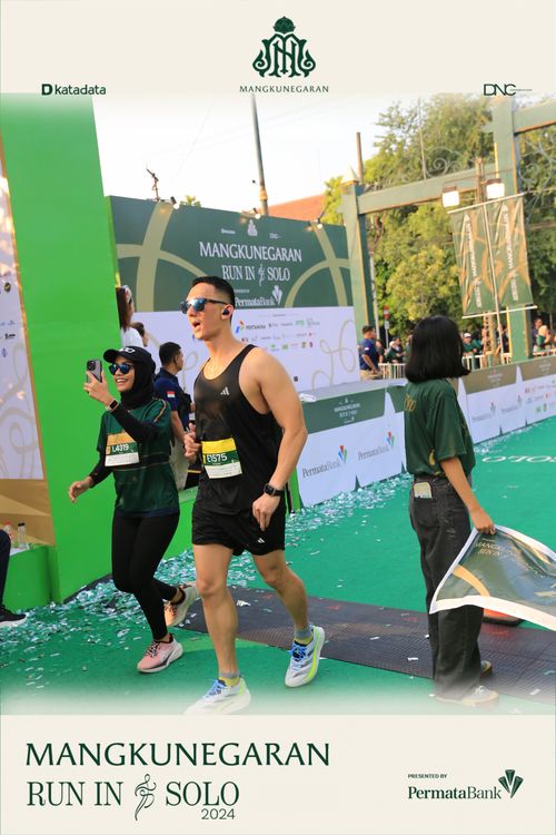Race photo from Mangkunegaran Run 2024