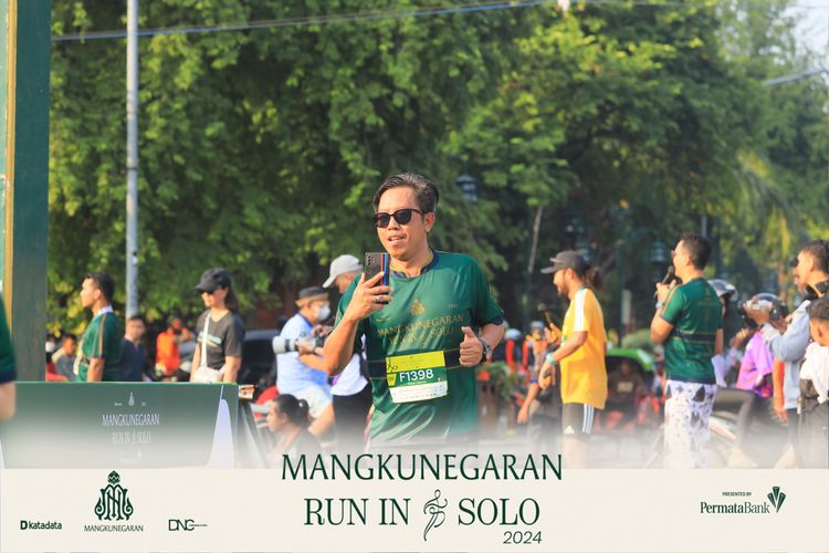 Race photo from Mangkunegaran Run 2024