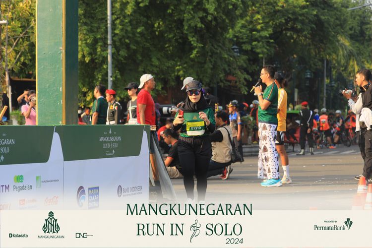 Race photo from Mangkunegaran Run 2024