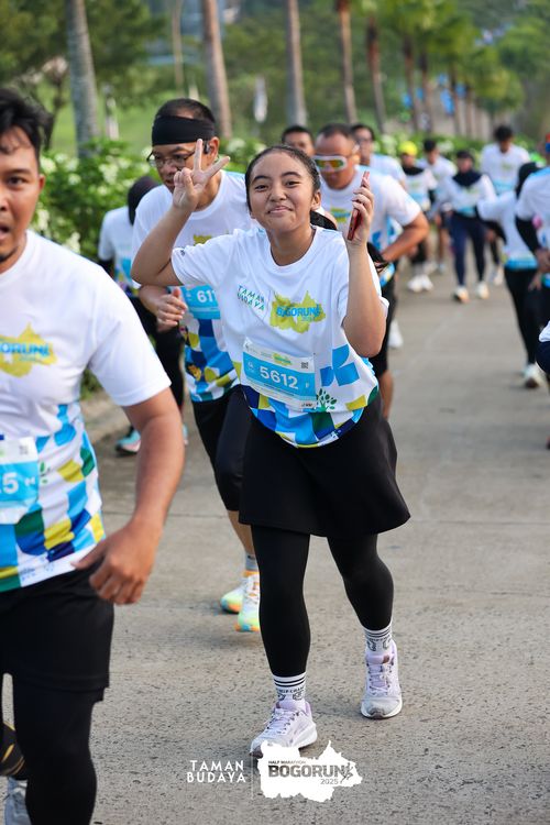Race photo from Taman Budaya x BOGORUN 2025
