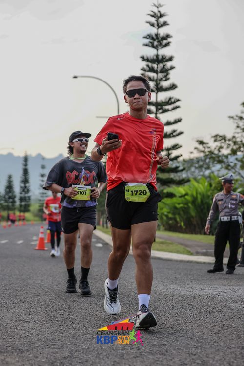 Race photo from CISANGKAN KBP CITY RUN 2025