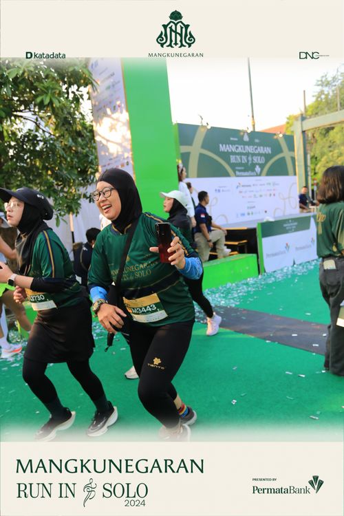 Race photo from Mangkunegaran Run 2024