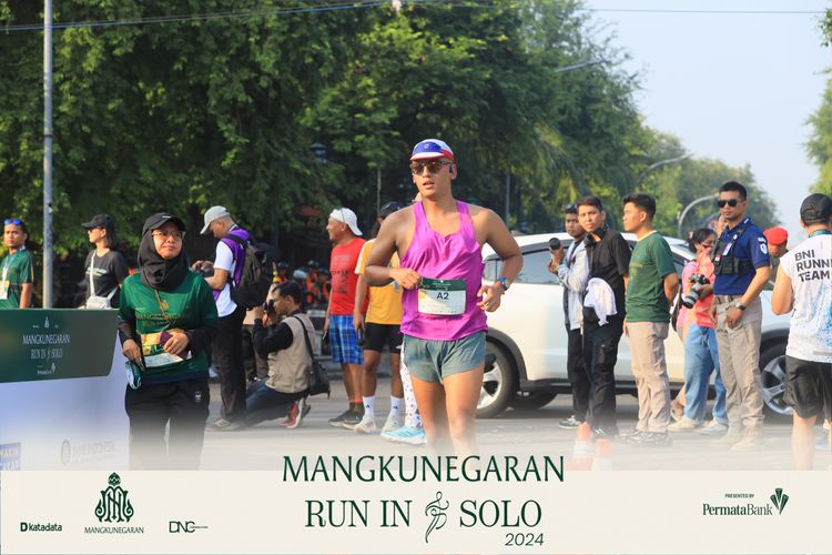 Race photo from Mangkunegaran Run 2024