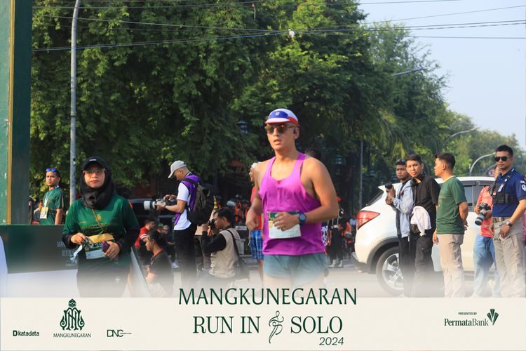 Race photo from Mangkunegaran Run 2024