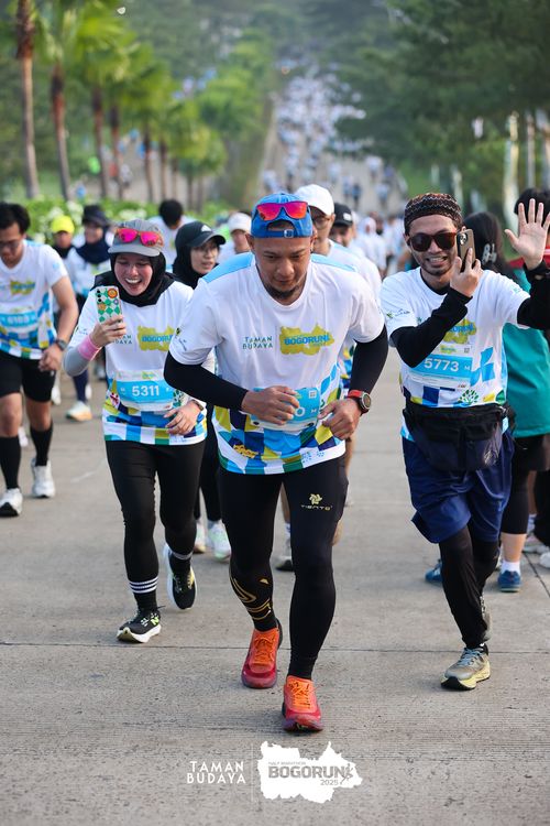 Race photo from Taman Budaya x BOGORUN 2025