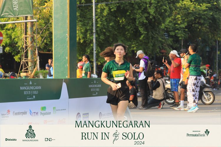 Race photo from Mangkunegaran Run 2024