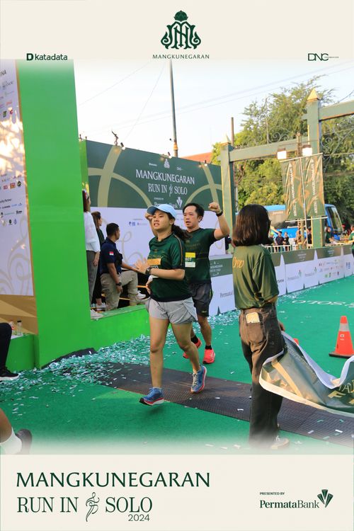 Race photo from Mangkunegaran Run 2024