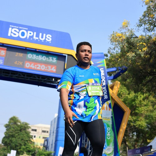 Race photo from SURABAYA ISOPLUS MARATHON 2026