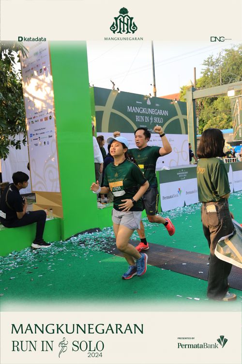 Race photo from Mangkunegaran Run 2024