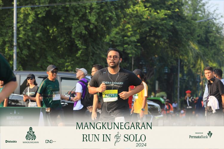 Race photo from Mangkunegaran Run 2024