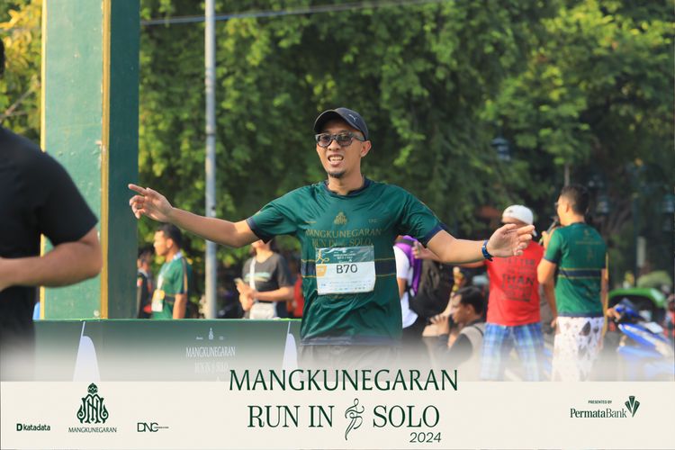 Race photo from Mangkunegaran Run 2024