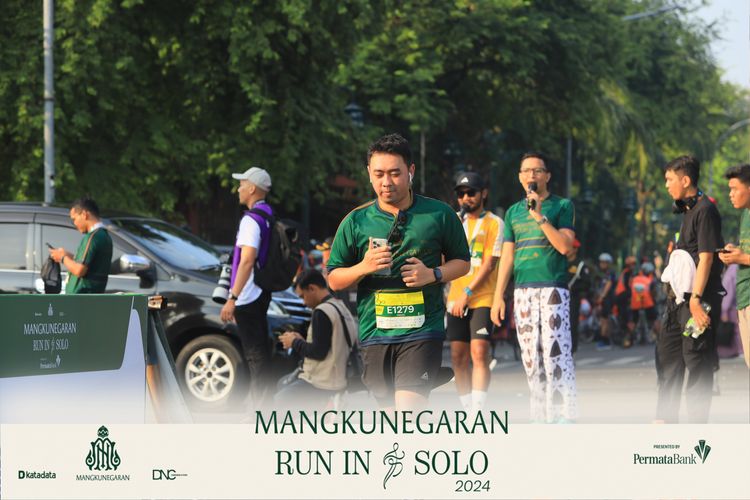 Race photo from Mangkunegaran Run 2024