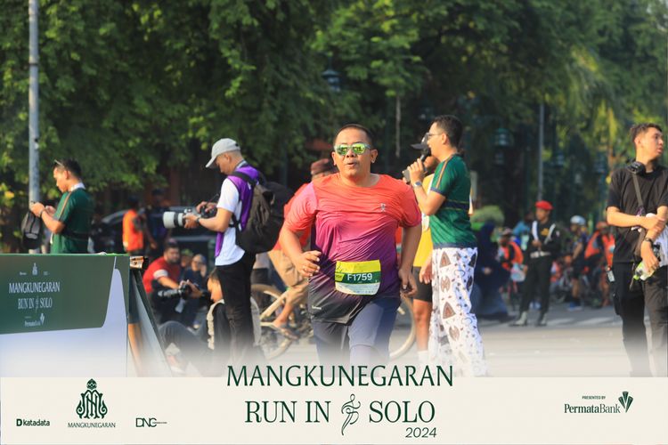 Race photo from Mangkunegaran Run 2024