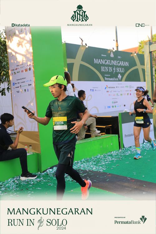 Race photo from Mangkunegaran Run 2024