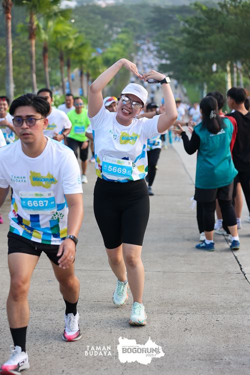Race photo from Taman Budaya x BOGORUN 2025