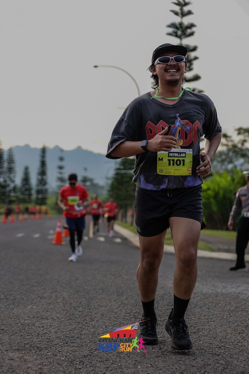 Race photo from CISANGKAN KBP CITY RUN 2025