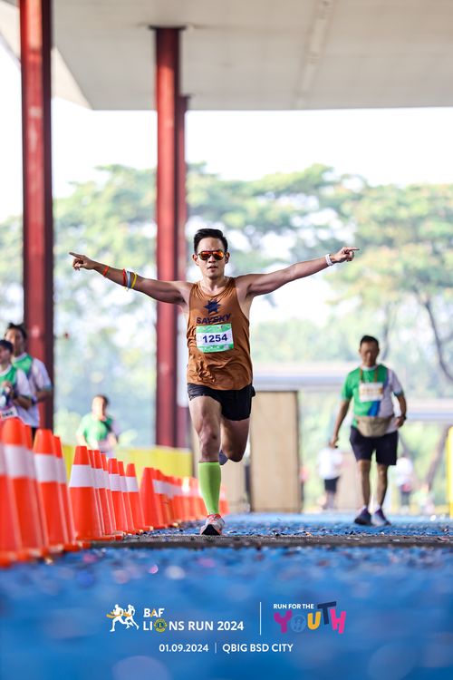 Race photo from BAF LIONS RUN 2024