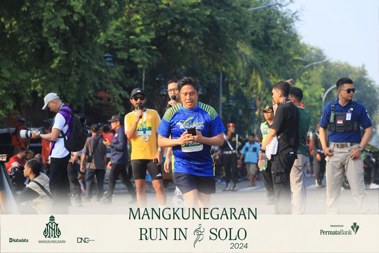 Race photo from Mangkunegaran Run 2024