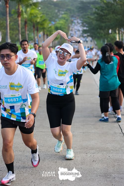 Race photo from Taman Budaya x BOGORUN 2025