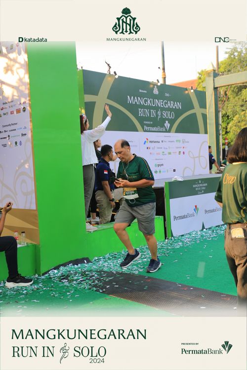 Race photo from Mangkunegaran Run 2024