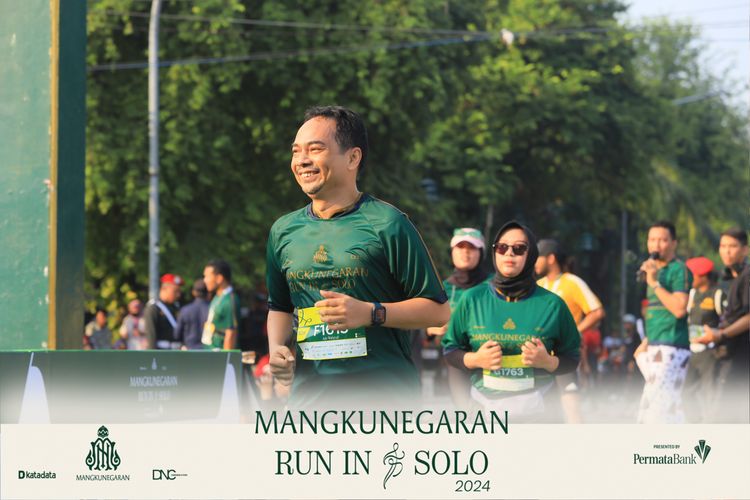 Race photo from Mangkunegaran Run 2024