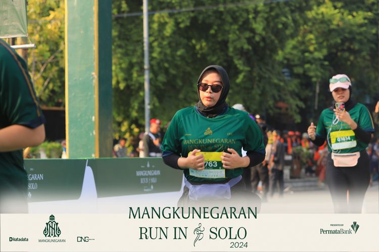 Race photo from Mangkunegaran Run 2024