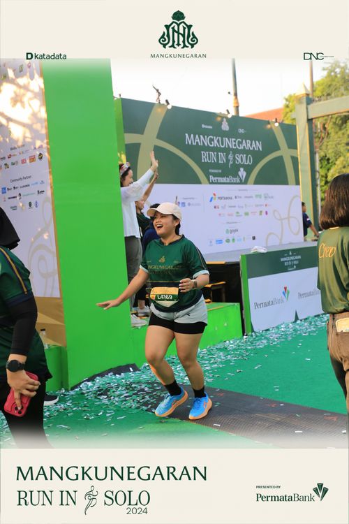 Race photo from Mangkunegaran Run 2024