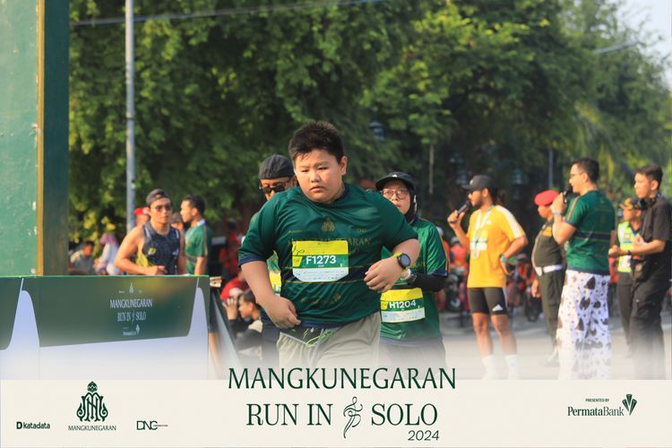 Race photo from Mangkunegaran Run 2024
