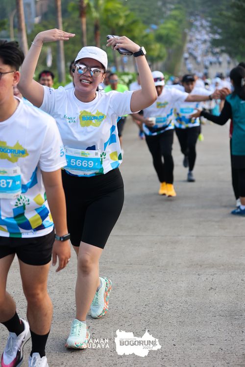 Race photo from Taman Budaya x BOGORUN 2025