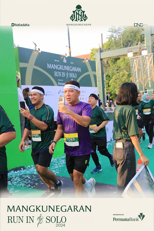 Race photo from Mangkunegaran Run 2024