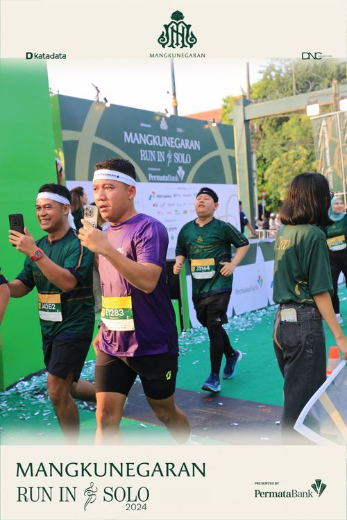 Race photo from Mangkunegaran Run 2024